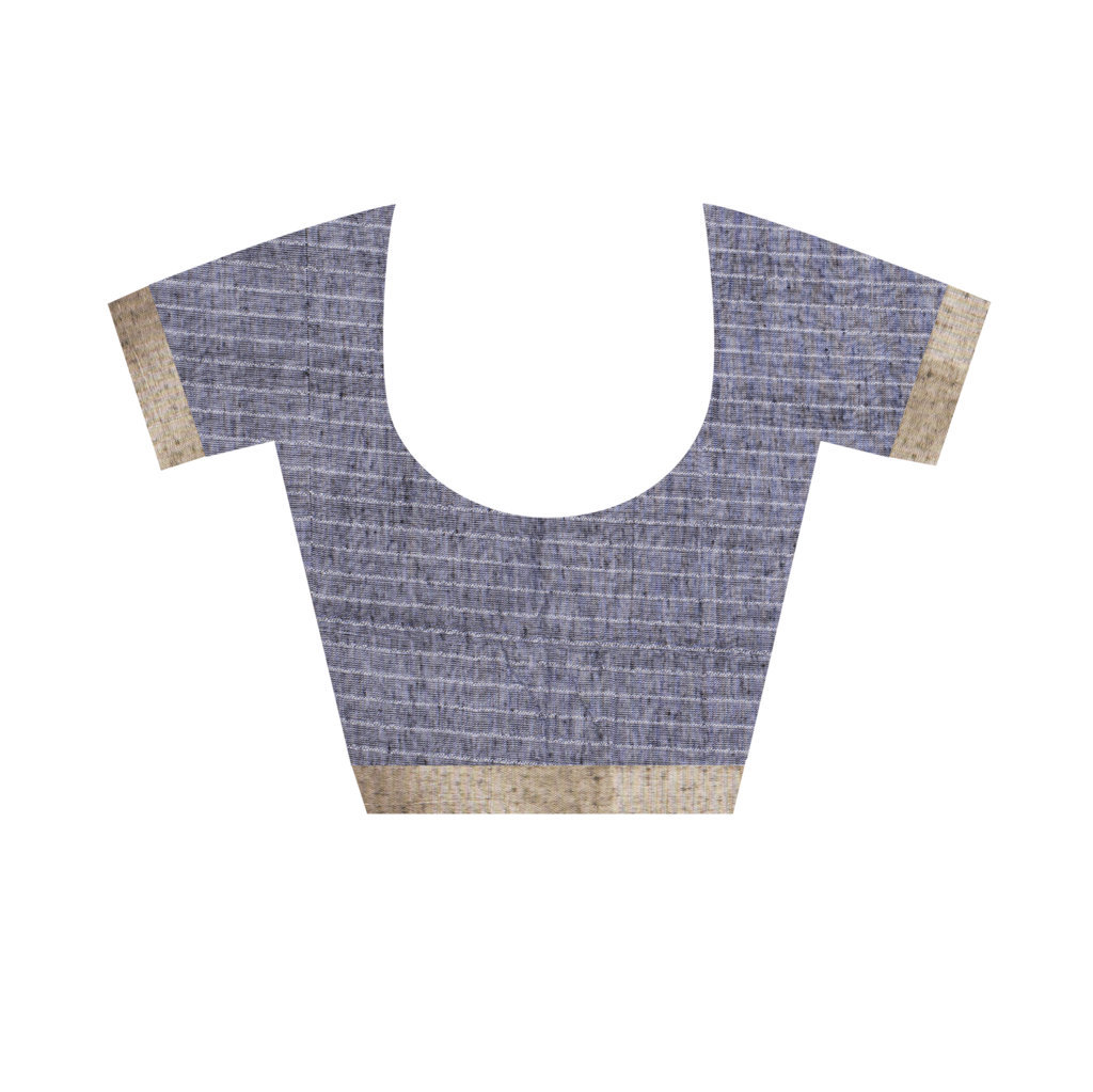 Black Pure Cotton Souraovi_Hand Hand Loom Saree (674)